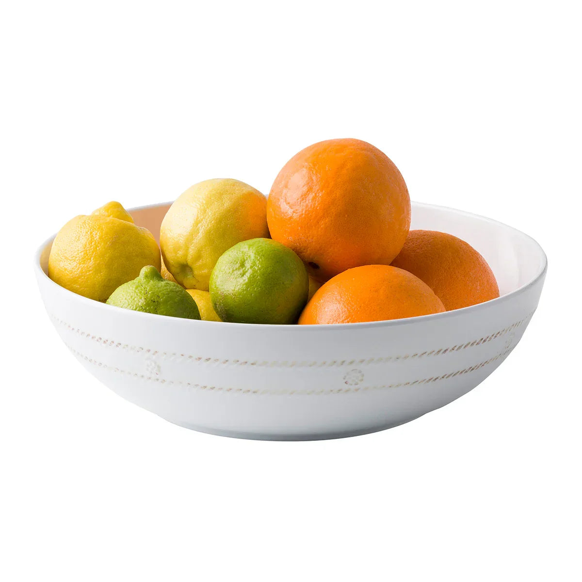 Juliska Berry & Thread Melamine 12" Bowl - Whitewash