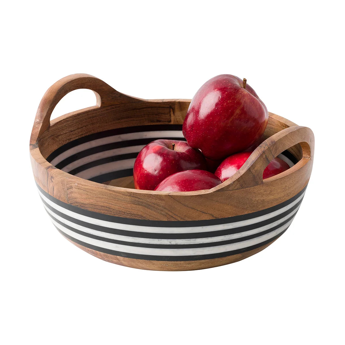 Juliska Stonewood Stripe 11" Round Handled Bowl