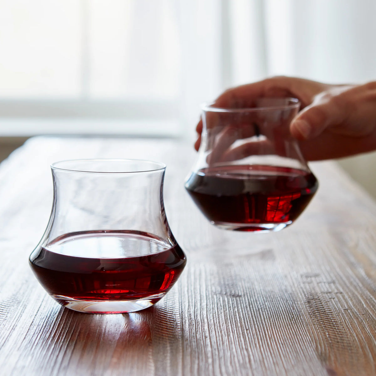 Simon Pearce Madison Stemless Wine Glass - Set of 2