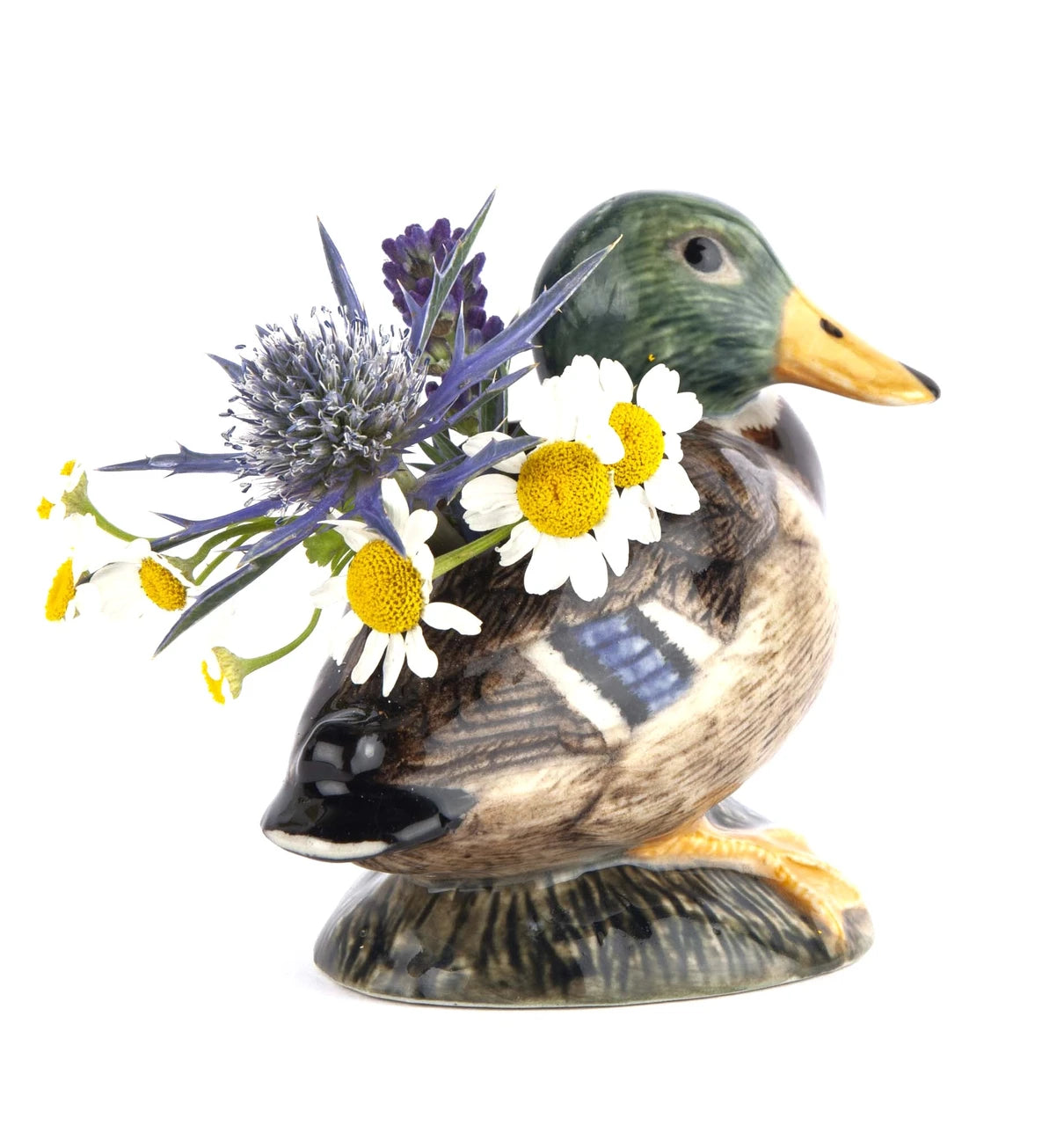 Quail Ceramics Mallard Bud Vase