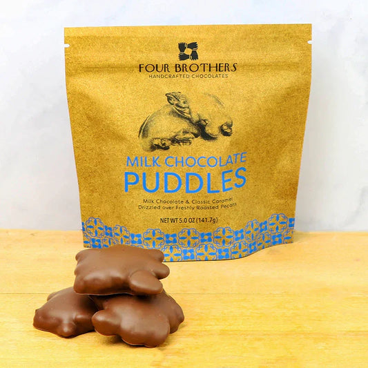 Four Brothers Milk Chocolate Puddles - Marcel’s Culinary Experience