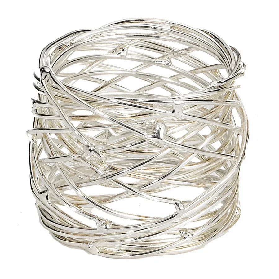 Bodrum Tara Nickel Napkin Ring - Marcel’s Culinary Experience