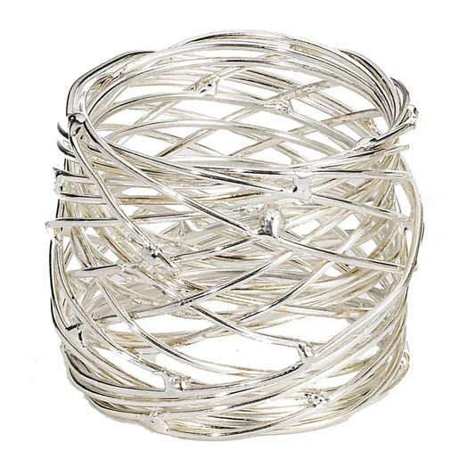 Bodrum Tara Nickel Napkin Ring - Marcel’s Culinary Experience