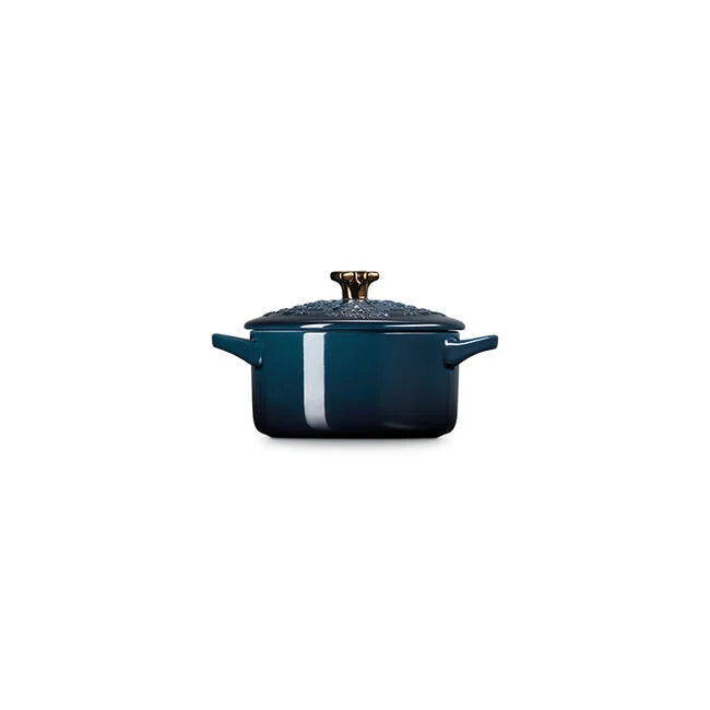 Le Creuset Noël Collection Mini Cocotte with Gold Star Knob