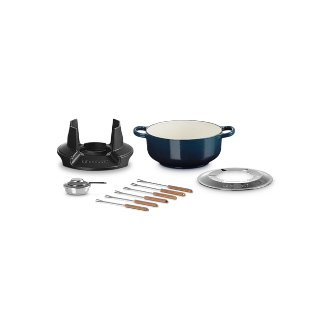 Le Creuset Alpine Signature Fondue Set 2.5 Qt