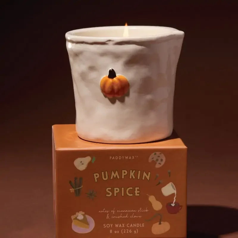 Paddywax 8oz Bistro Candle - Pumpkin & Spice - Marcel’s Culinary Experience