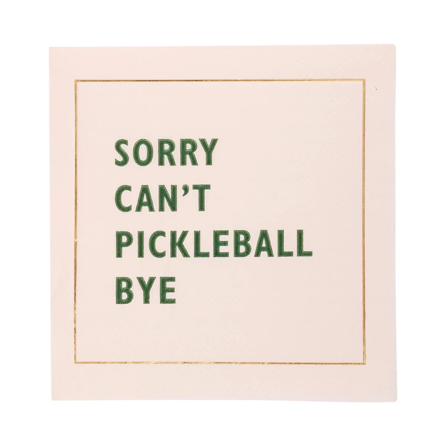 Pickleball Sayings Paper Cocktail Napkins Set - Marcel’s Culinary Experience