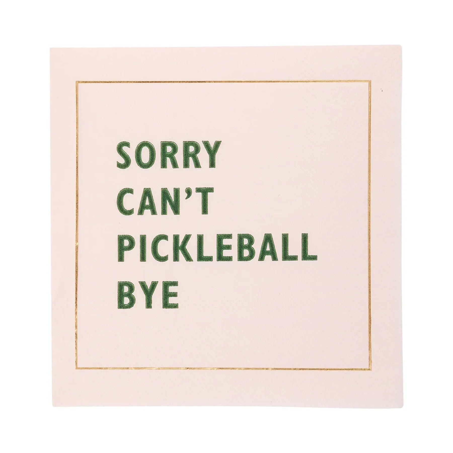 Pickleball Sayings Paper Cocktail Napkins Set - Marcel’s Culinary Experience