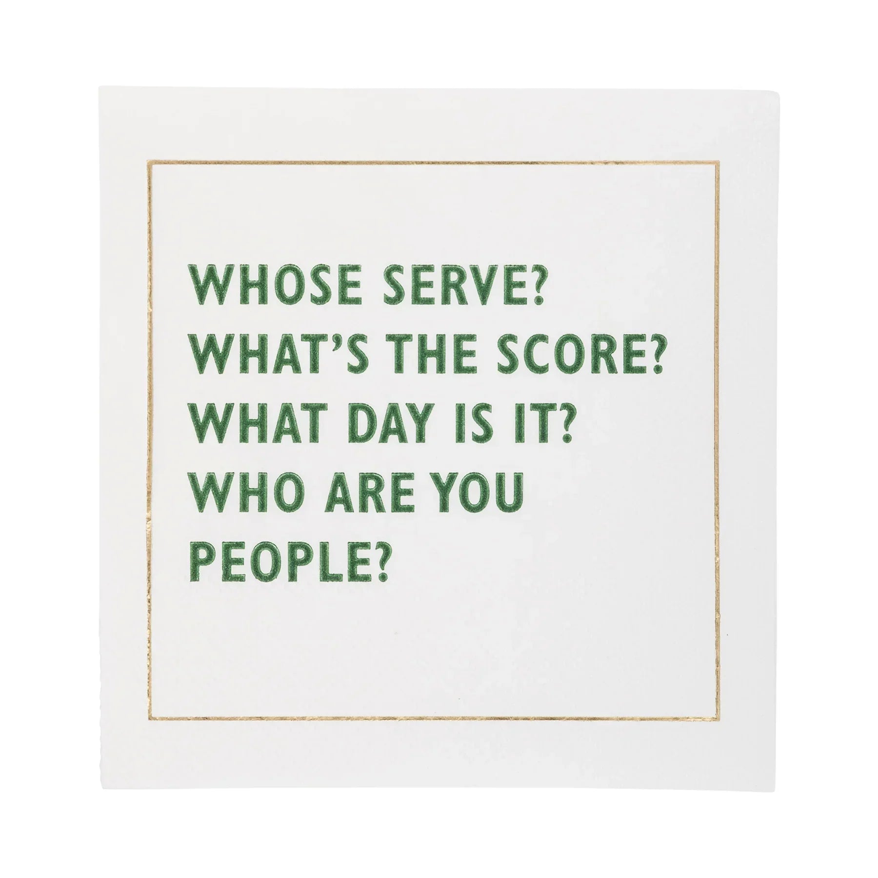 Pickleball Sayings Paper Cocktail Napkins Set - Marcel’s Culinary Experience