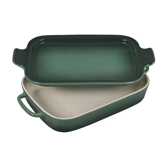 Le Creuset Rectangular Dish with Platter Lid - Artichaut - Marcel’s Culinary Experience