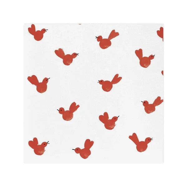 Vietri Red Bird Cocktail Napkins - Marcel’s Culinary Experience