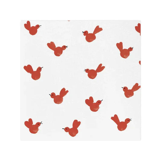 Vietri Red Bird Cocktail Napkins - Marcel’s Culinary Experience