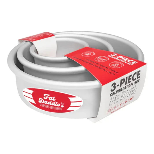 3 -Piece Celebration Round Cake Pan Set - Marcel’s Culinary Experience