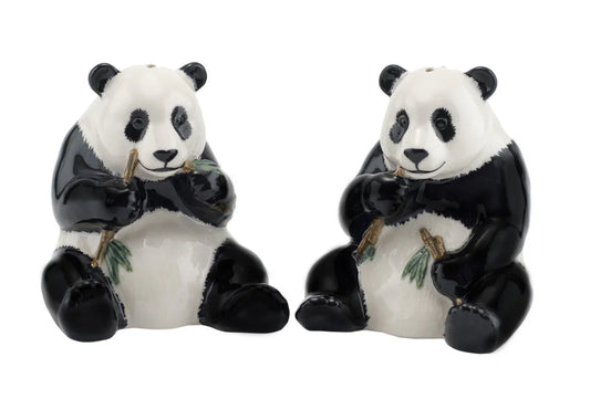 Quail Ceramics Panda Salt and Pepper Shakers - Marcel’s Culinary Experience