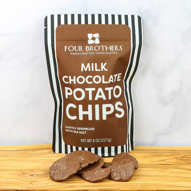 Four Brothers Milk Chocolate Covered Potato Chips - Marcel’s Culinary Experience
