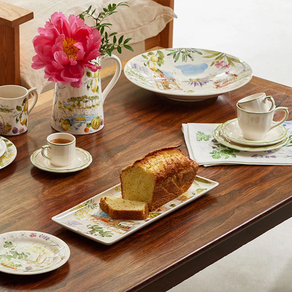 Gien Oblong serving tray - Provence