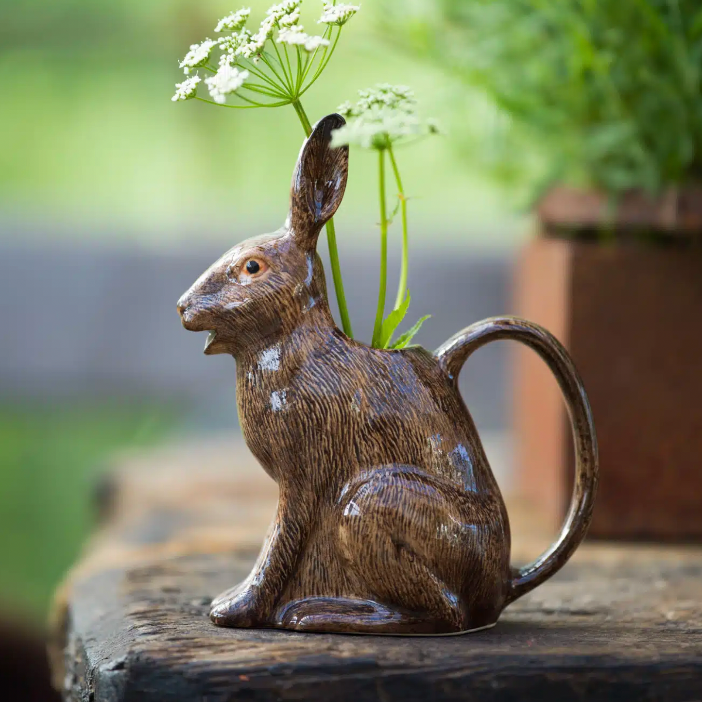 Quail Ceramics Large Hare Jug