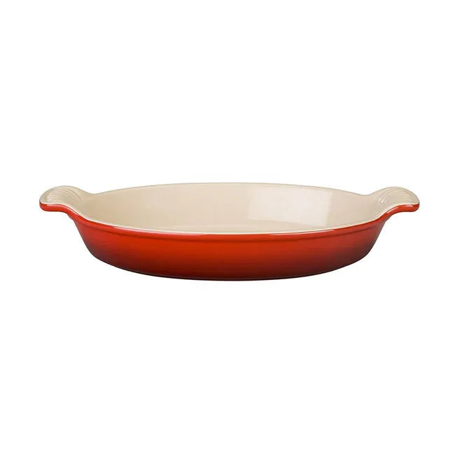 Le Creuset Heritage Au Gratin Dish Cerise 20 oz - Marcel’s Culinary Experience