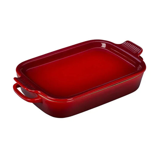 Le Creuset Rectangular Dish with Platter Lid - Cerise - Marcel’s Culinary Experience