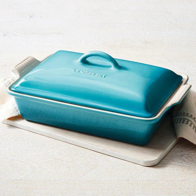 Le Creuset Heritage Rectangular Casserole 4 Qt - Caribbean