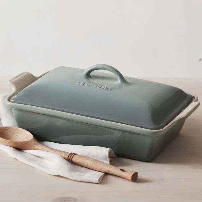 Le Creuset Heritage Rectangular Casserole  4 qt - Sea Salt