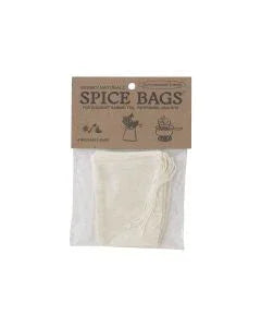 Natural Cotton Spice Bags, Set of 4 - Marcel’s Culinary Experience