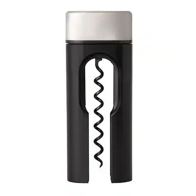 Rabbit Pro Corkpull black and silver corkscrew bottle opener