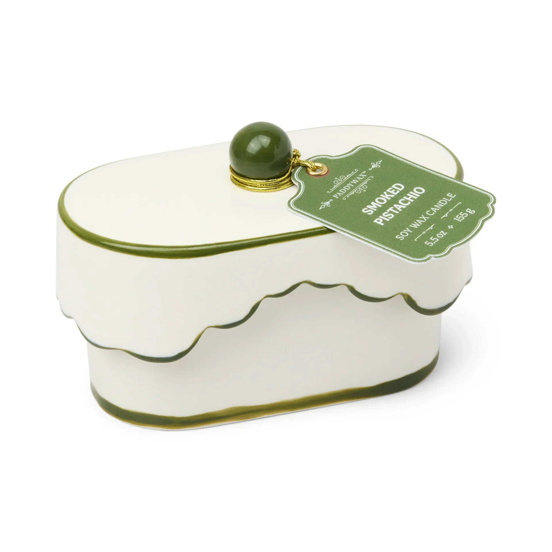 Paddywax Cherie Ceramic Dish - Smoked Pistachio - Marcel’s Culinary Experience