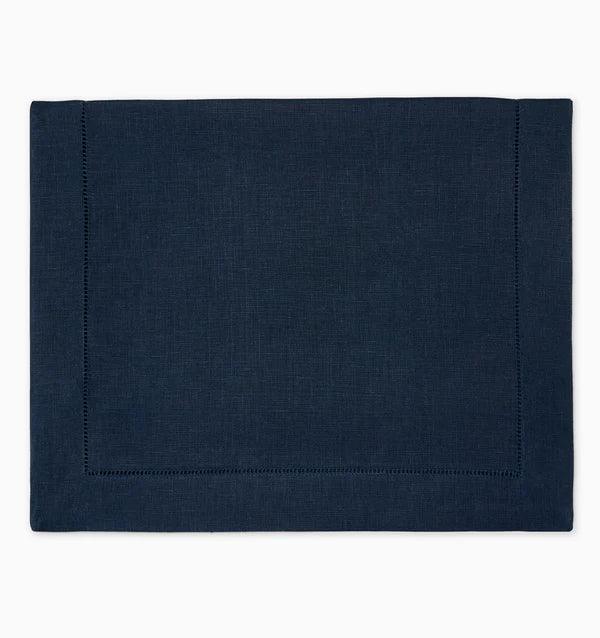 Sferra Linen Festival Rectangle Tablecloth 66"x106" Navy - Marcel’s Culinary Experience