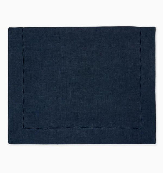 Sferra Linen Festival Rectangle Tablecloth 66"x106" Navy - Marcel’s Culinary Experience