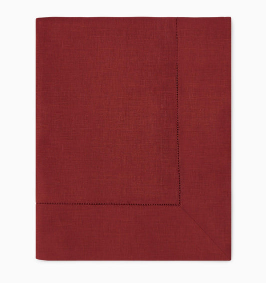 Sferra Linen Festival Tablecloth Square 54x54" Cinnabar - Marcel’s Culinary Experience