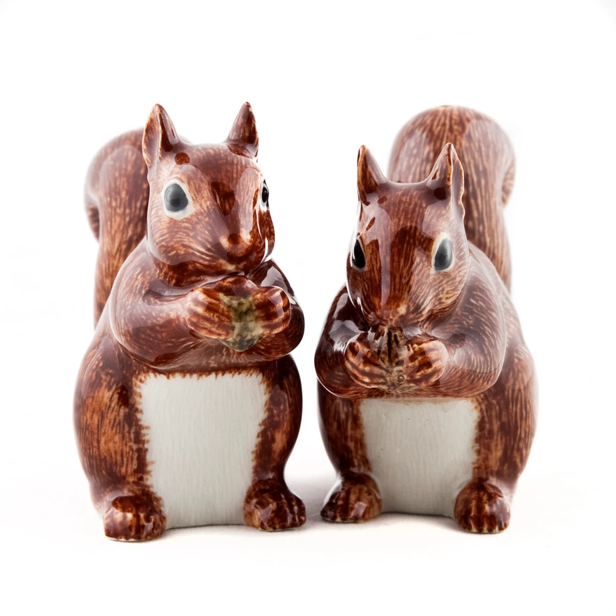 Quail Ceramics Squirrel Salt & Pepper Shakers
