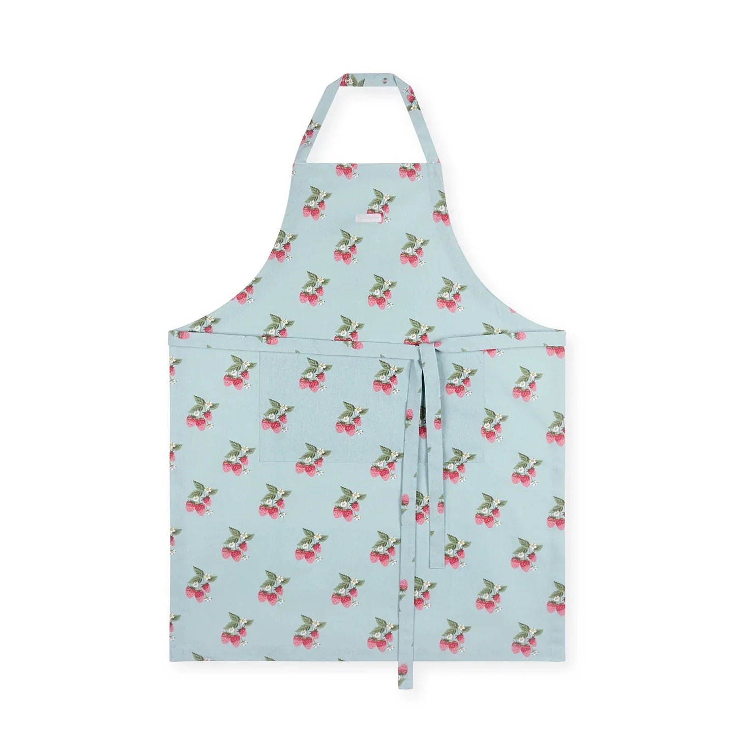 Sophie Allport Strawberries Blue Adult Apron - Marcel’s Culinary Experience