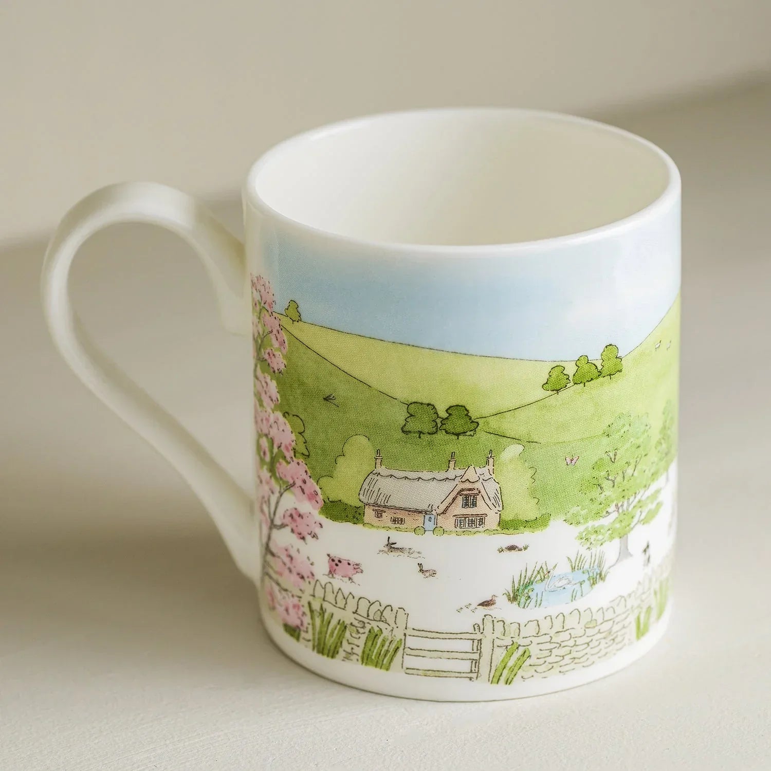 Sophie Allport Spring Cottage Scene Mug - Marcel’s Culinary Experience