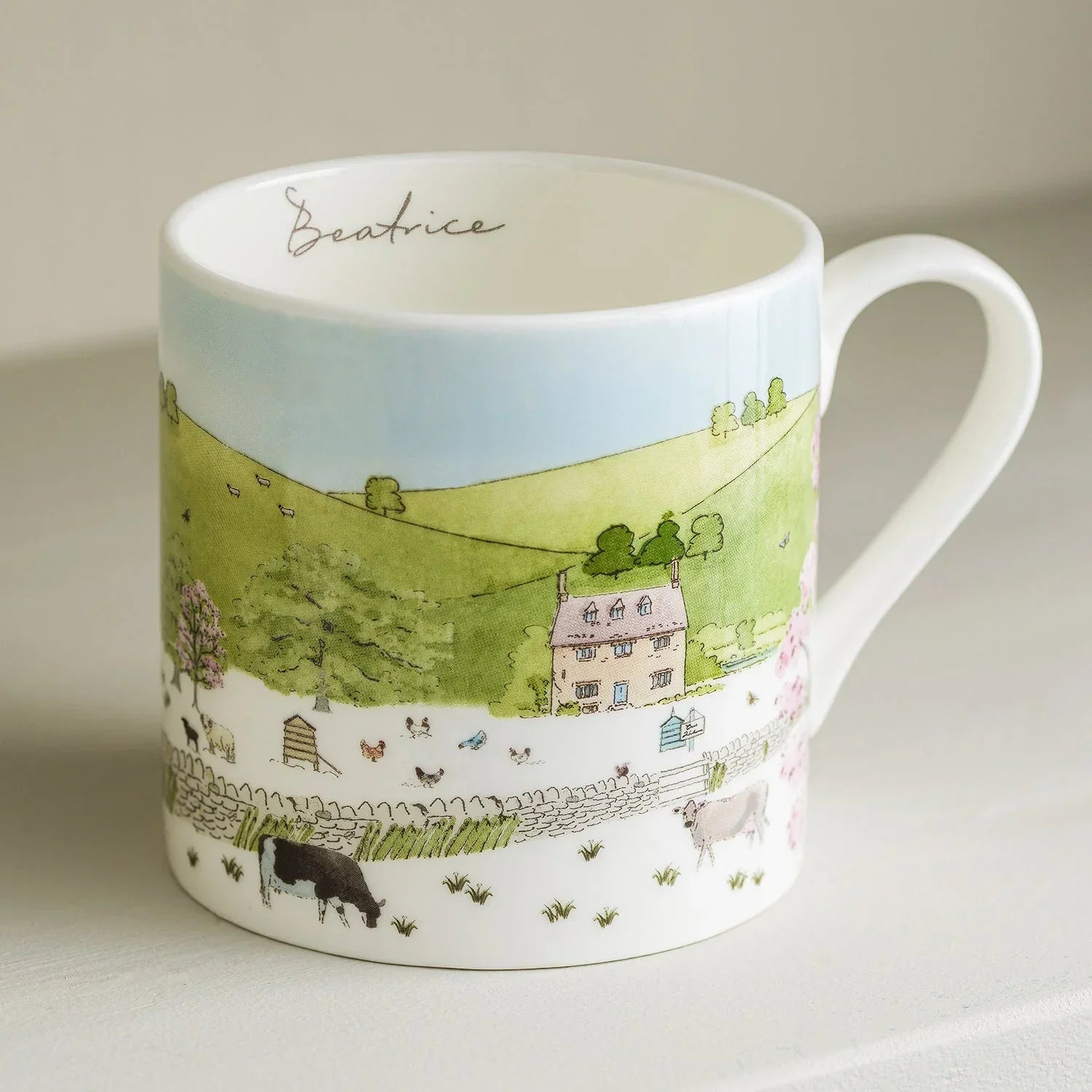 Sophie Allport Spring Cottage Scene Mug - Marcel’s Culinary Experience