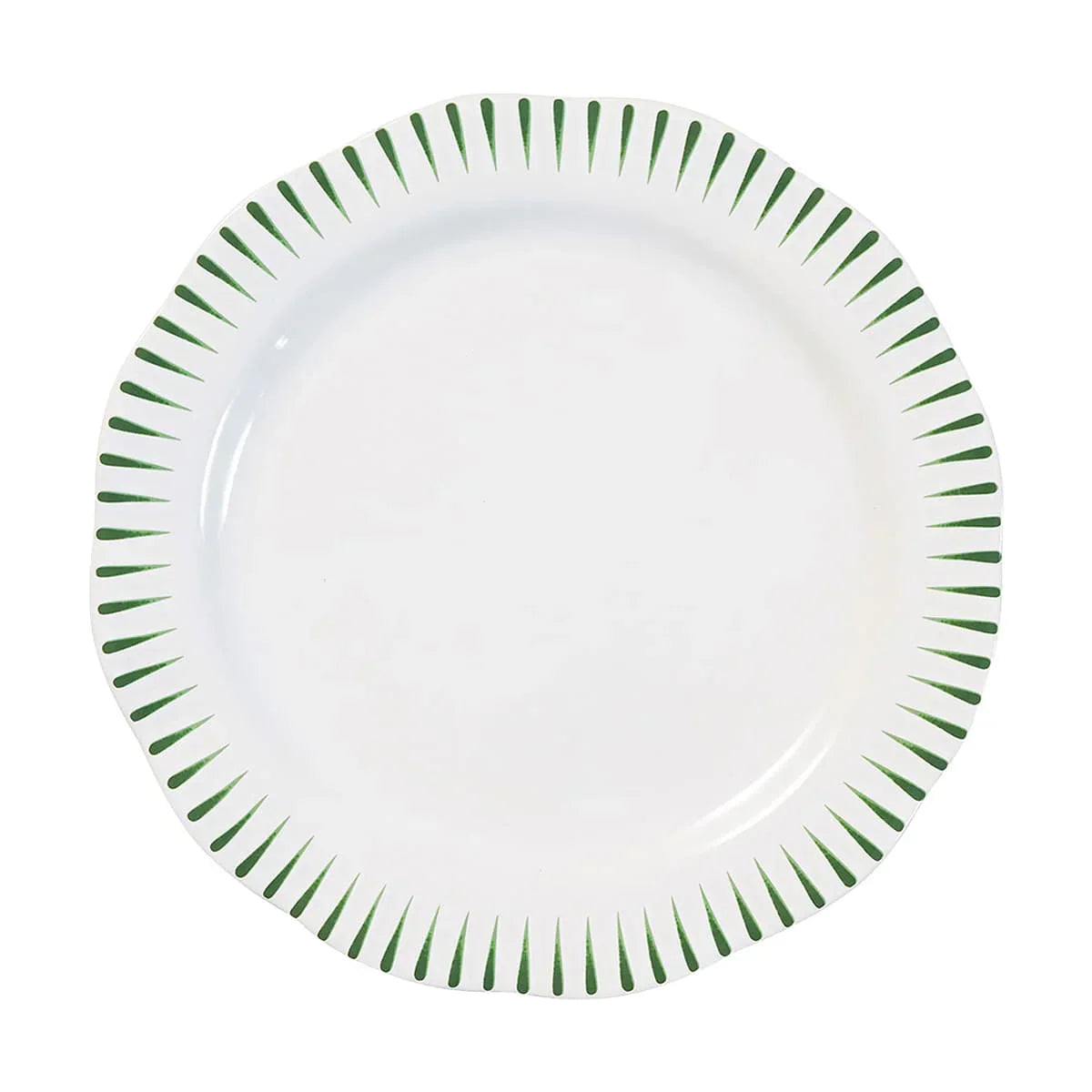 Juliska Sitio Stripe Dinner Plate - Basil