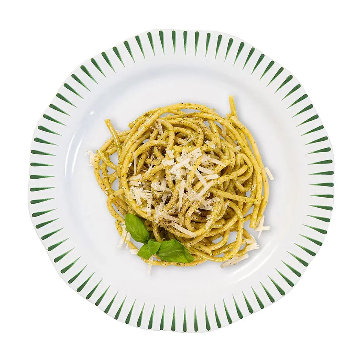 Juliska Sitio Stripe Dinner Plate - Basil