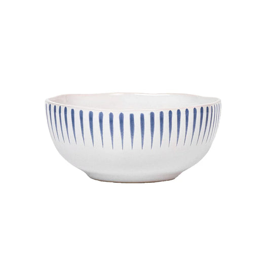 Juliska Sitio Stripe Cereal/Ice Cream Bowl, Delft Blue