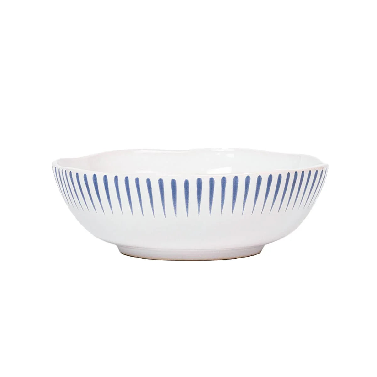 Juliska Sitio Stripe Coupe Bowl, Delft Blue