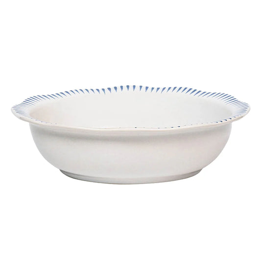 Juliska Sitio Stripe 12" Serving Bowl, Delft Blue