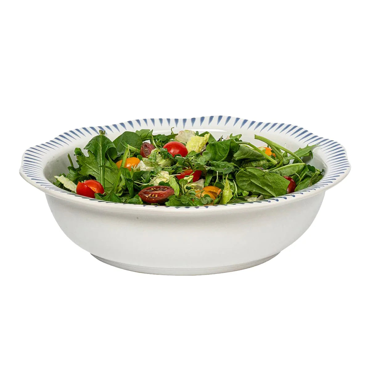 Juliska Sitio Stripe 12" Serving Bowl, Delft Blue
