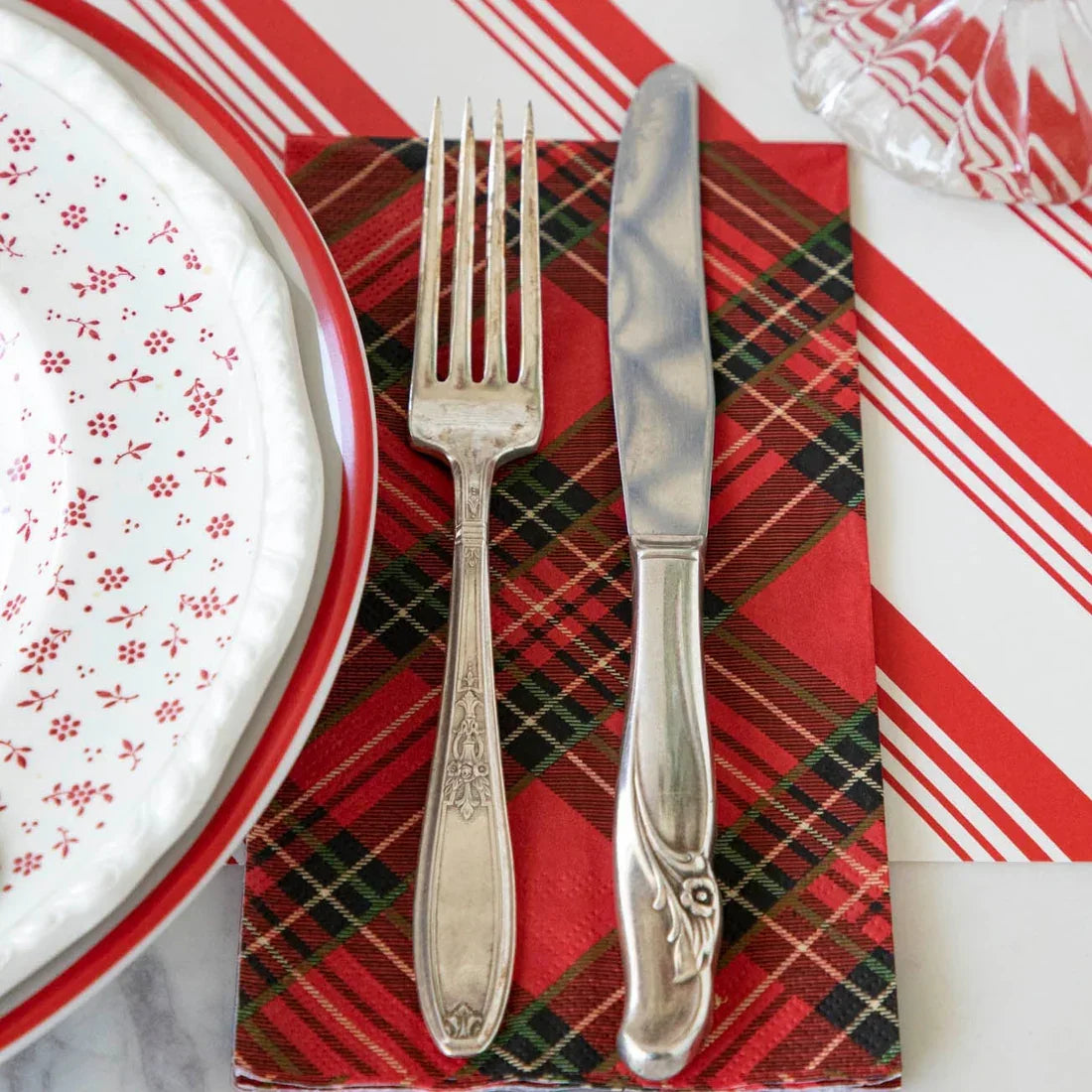 Hester & Cook Peppermint Stripe Runner - Marcel’s Culinary Experience