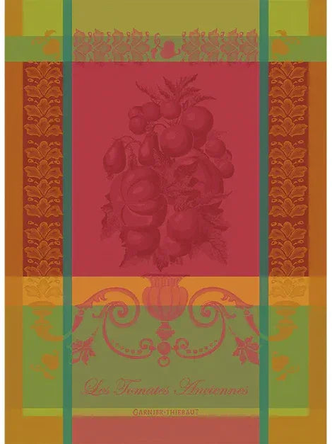 Garnier Thiebaut Tomates Anciennes Jacquard Kitchen Towel - Marcel’s Culinary Experience