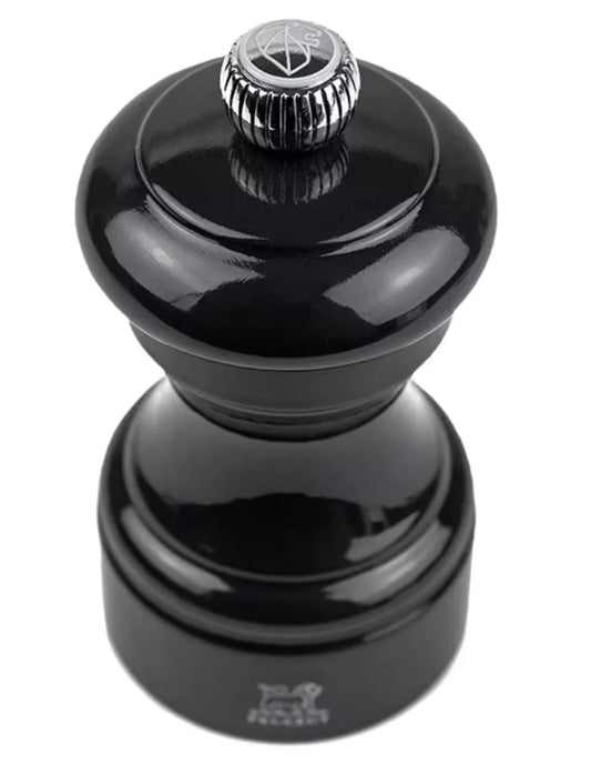 Peugeot Bistro Salt Mill Black Lacquer Painted Wood - 4" - Marcel’s Culinary Experience
