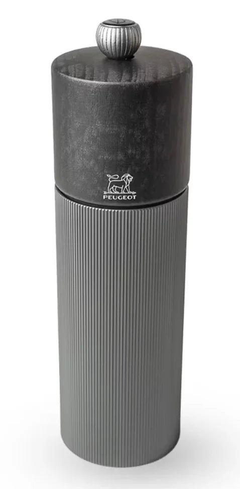 Peugeot Line Pepper Mill, Carbon Finish - 7" - Marcel’s Culinary Experience