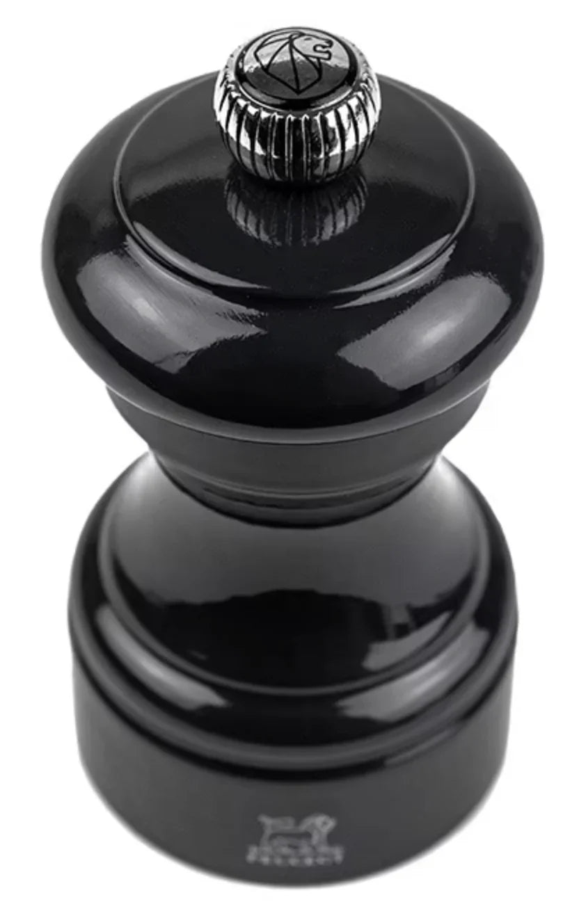 Peugeot Bistro Pepper Mill Black Lacquer Painted Wood - 4" - Marcel’s Culinary Experience