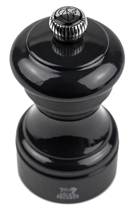 Peugeot Bistro Pepper Mill Black Lacquer Painted Wood - 4" - Marcel’s Culinary Experience