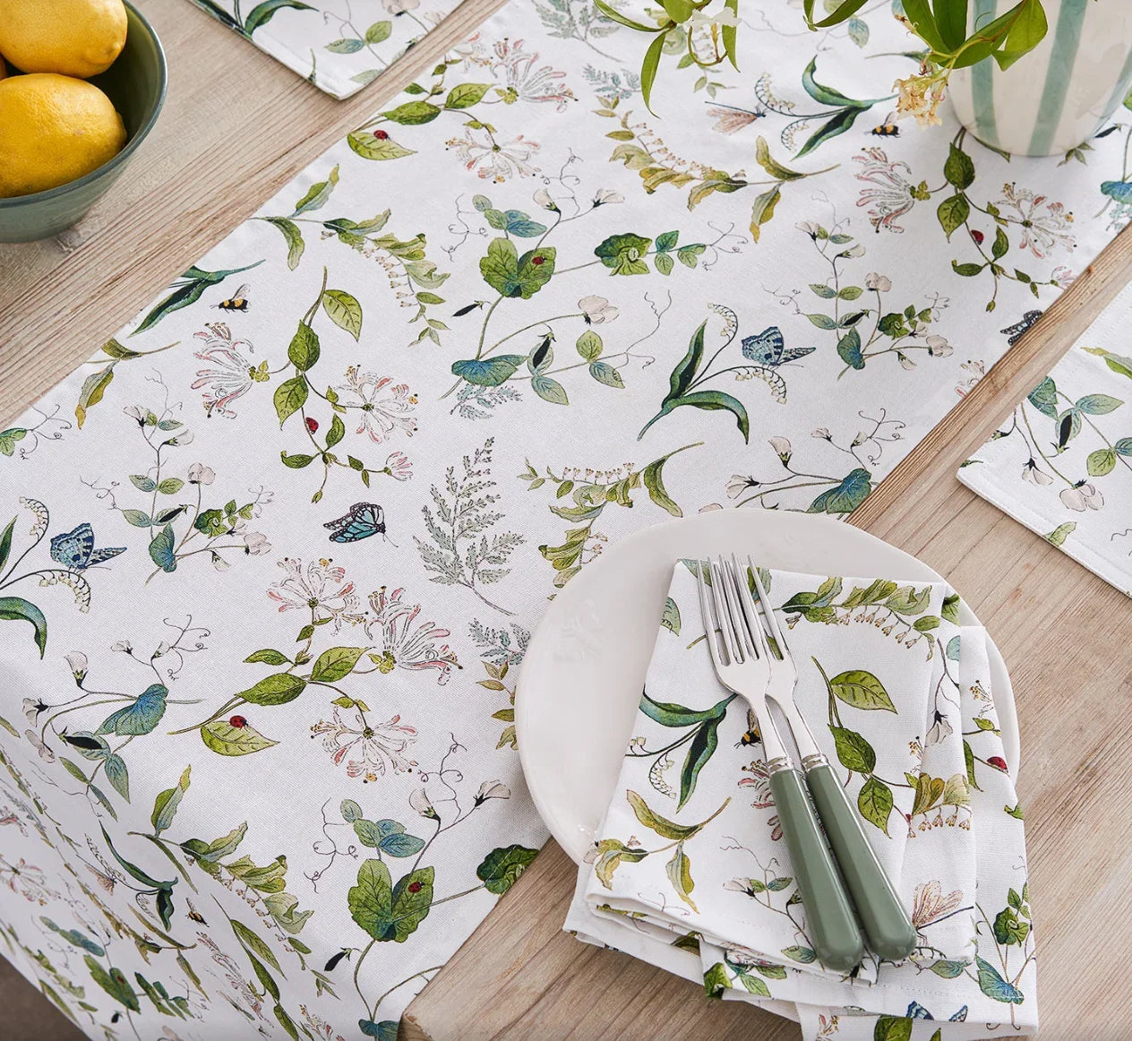 Sophie Allport Wild Floral Table Runner - Marcel’s Culinary Experience