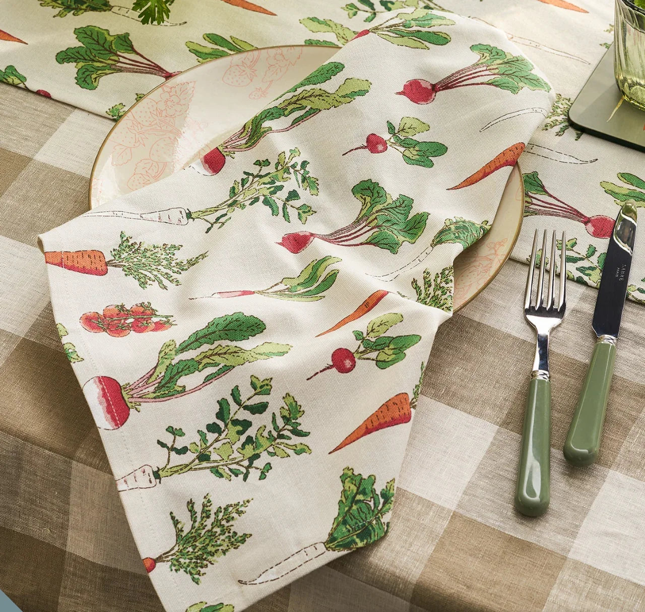 Sophie Allport Garden Vegetables Napkins (Set of 4) - Marcel’s Culinary Experience