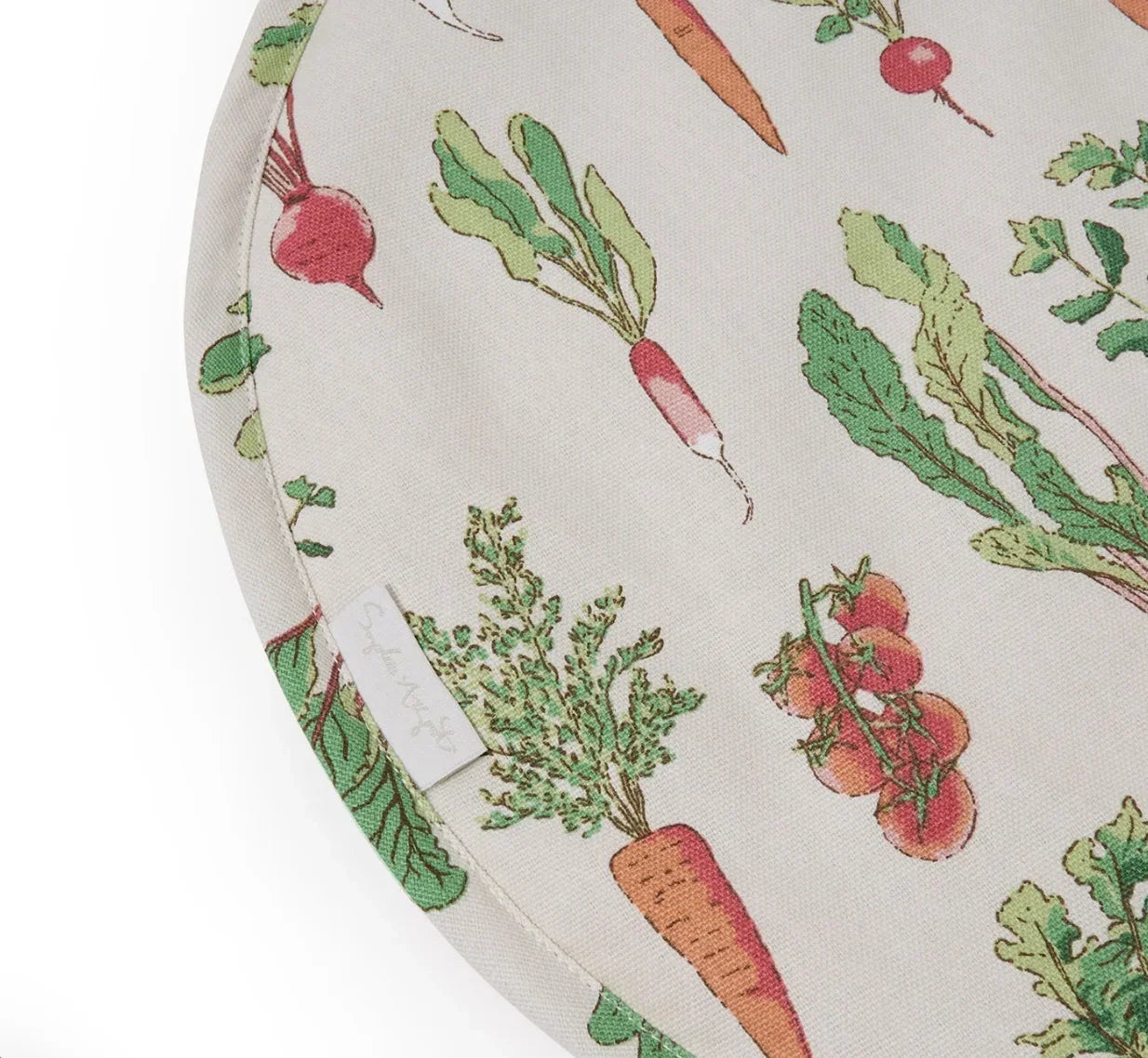 Sophie Allport Garden Vegetables Circular Hob Cover - Marcel’s Culinary Experience